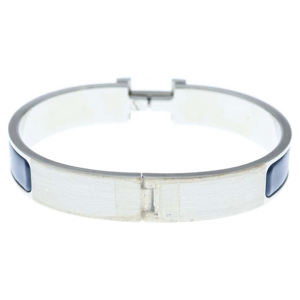 HERMES (エルメス) クリックH ロゴ エナメル バングル ブレスレット