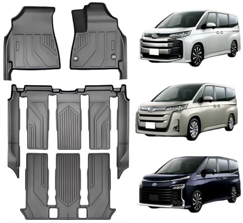 SCHACCESS専用 3D車用2022年1月-現行フロアマット トヨタ ヴォクシー ノア 90系 ZWR90W / ZWR95W / MZRA90W / MZRA95W 7人乗 りハイブリッド車のみ 車用フロアマット4枚セット防水 TPE素材 滑り止送料無料 12,135円