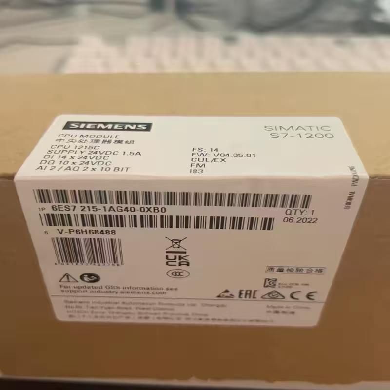 【新品 ★送料無料 】Siemens 6ES7 215-1HG40-0XB0 シーメンス【６ヶ月保証】