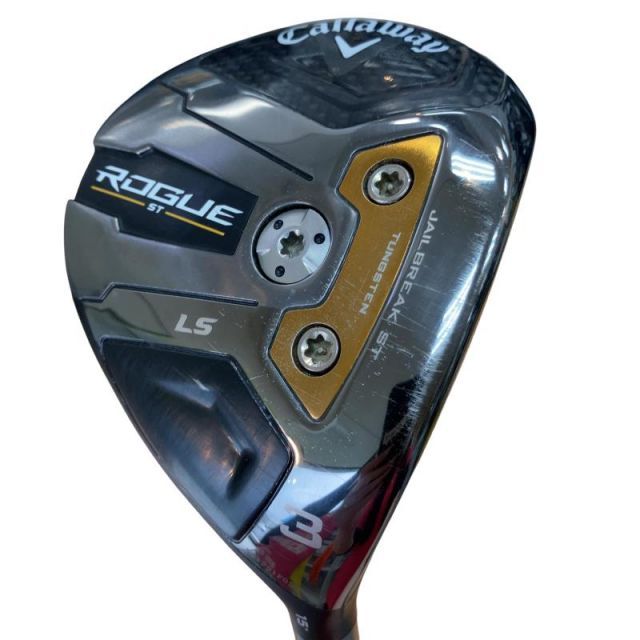 【中古】 キャロウェイ ROGUE ST LS 3W フェアウェイウッド FW 純正特注シャフト (フレックスS) メンズ 男性用 右利き 右用 Dランク ゴルフクラブ