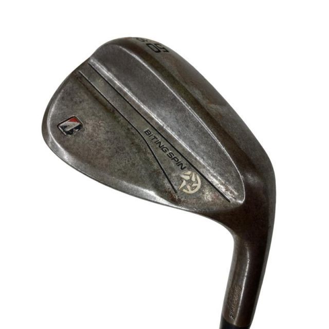 【中古】 ブリヂストン BRIDGESTONE BITING SPIN ノーメッキ 50°/10°F ウェッジ WG 純正特注シャフト (フレックスS) メンズ 男性用 右利き 右用 Dランク ゴルフクラブ