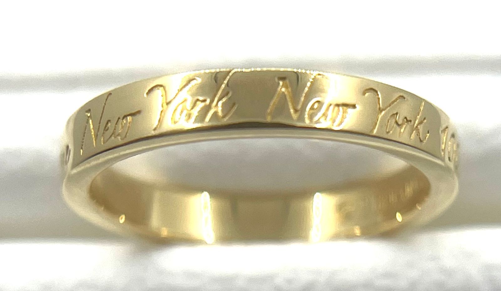 TIFFANY & CO.・Notes Narrow Ring・ノーツ ナロー リング Au750 K18