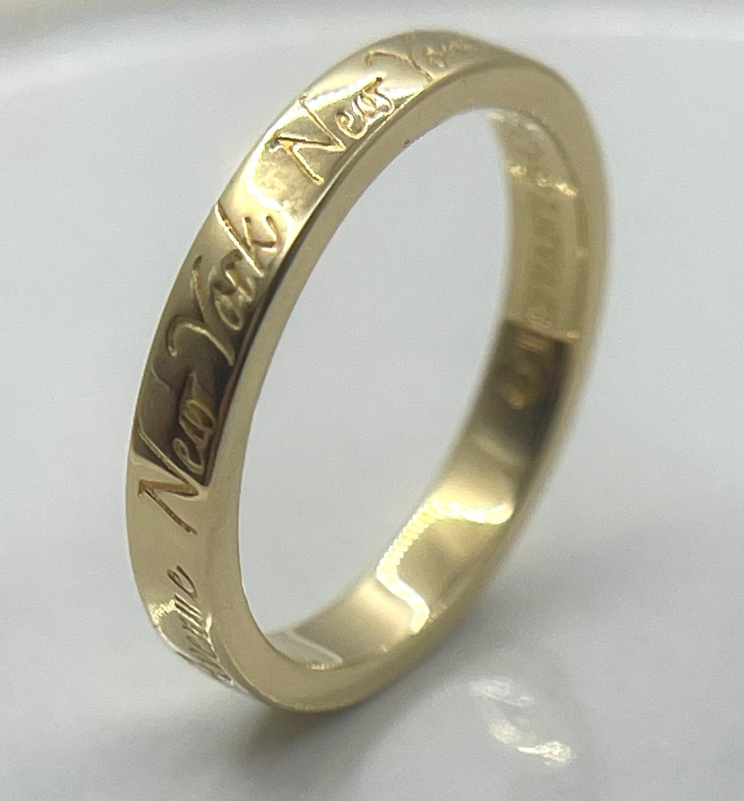 TIFFANY & CO.・Notes Narrow Ring・ノーツ ナロー リング Au750 K18