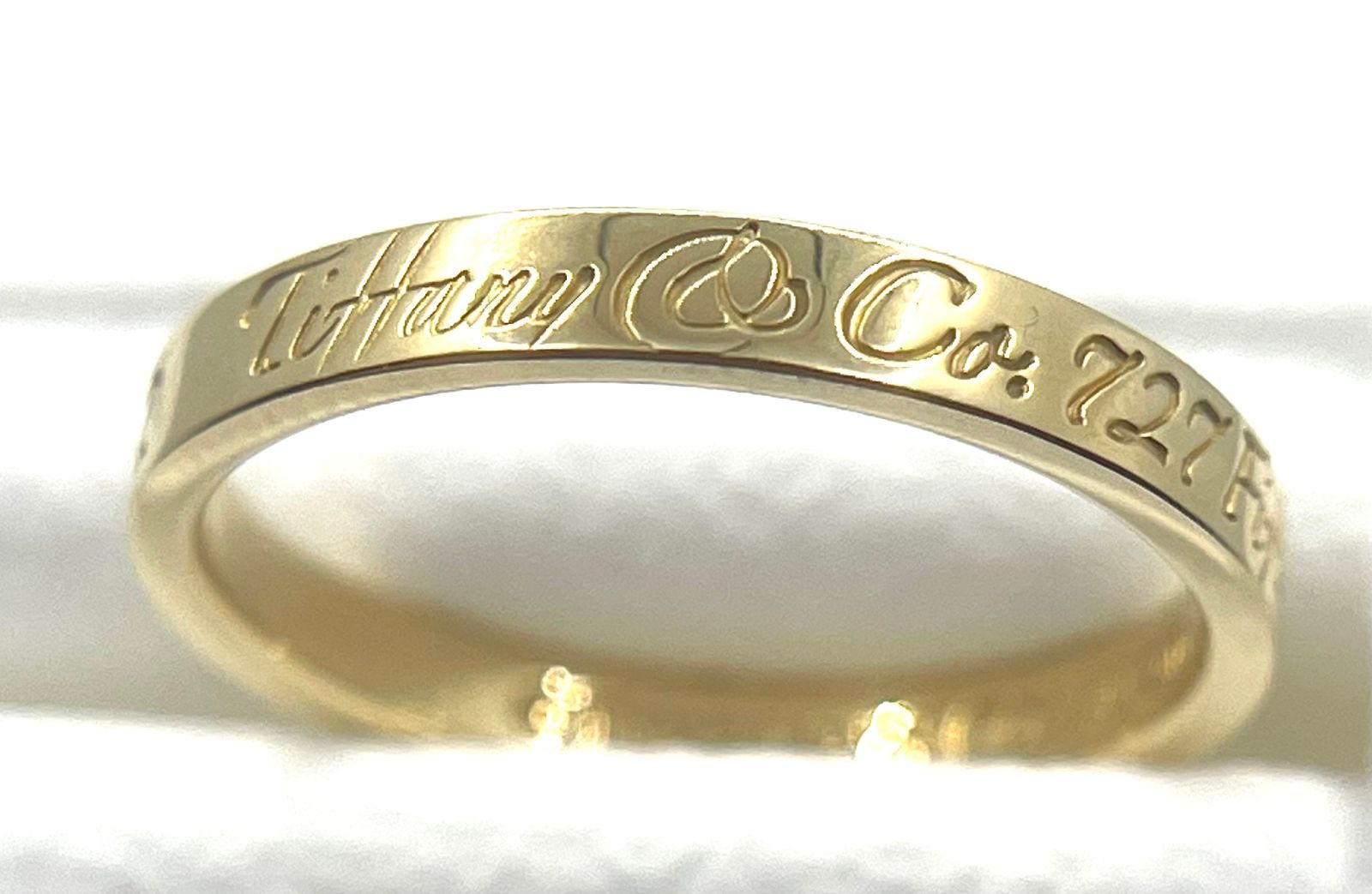 TIFFANY & CO.・Notes Narrow Ring・ノーツ ナロー リング Au750 K18