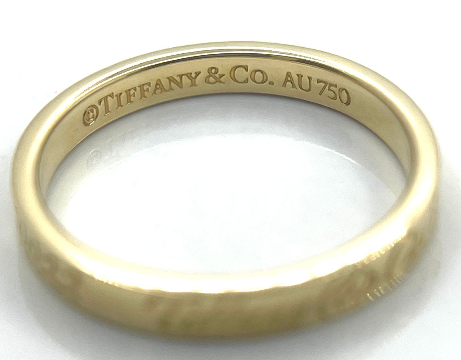 TIFFANY & CO.・Notes Narrow Ring・ノーツ ナロー リング Au750 K18
