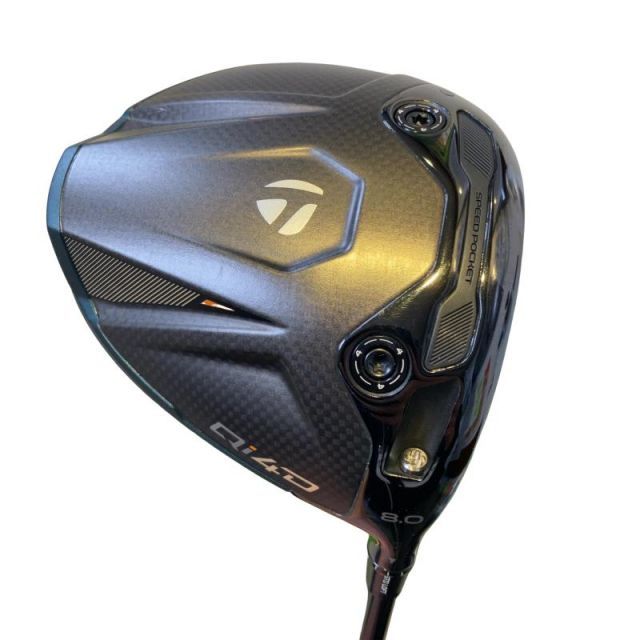 【中古】 テーラーメイド Qi4D 8° ドライバー DR 純正特注シャフト (フレックスS) メンズ 男性用 右利き 右用 Bランク ゴルフクラブ