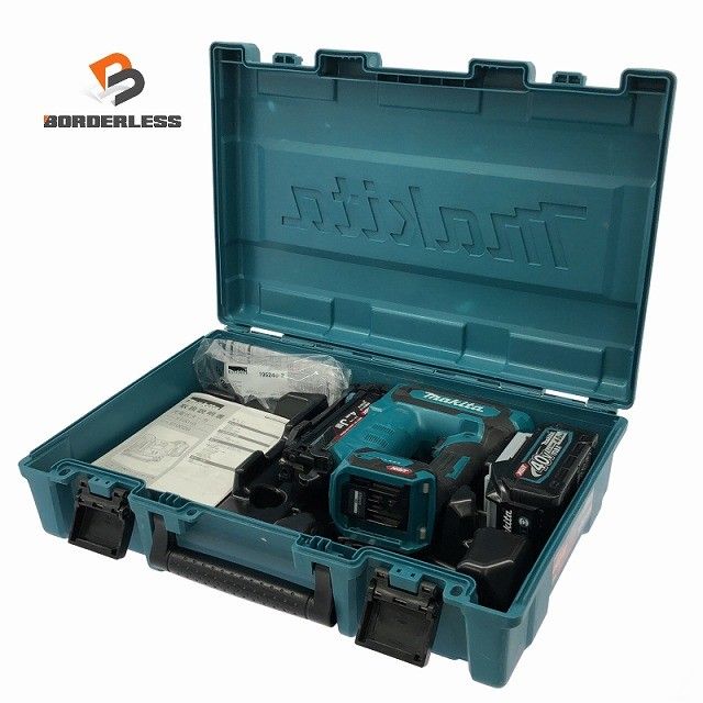 ☆中古品※コメント必読☆makita マキタ 40Vmax 充電式タッカ ST001G バッテリー1個(BL4040) ゴーグル ケース付 コードレスタッカー135012 28,908円
