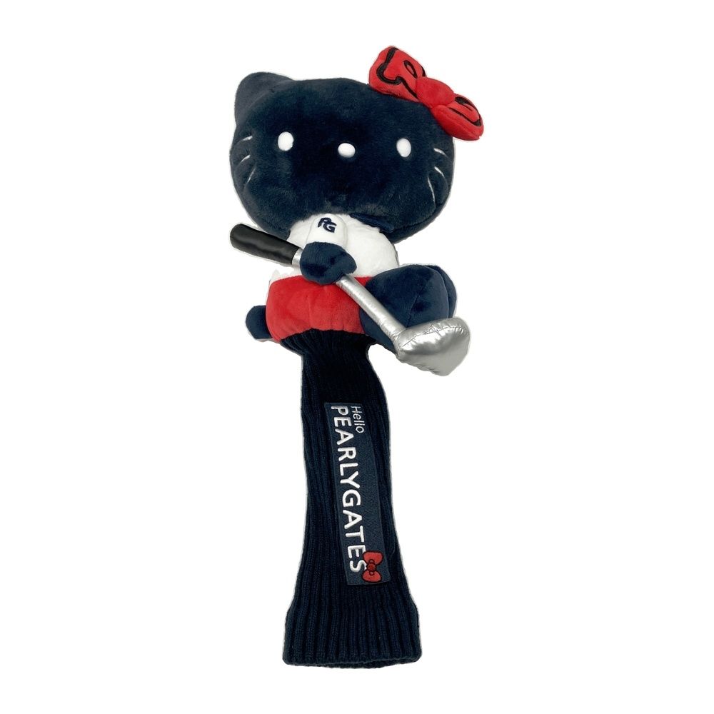 PEARLY GATES パーリーゲイツ × Sanrio 2026年モデル ハローキティ ぬいぐるみヘッドカバー ネイビー系 FW [240101775715] ゴルフウェア ストスト