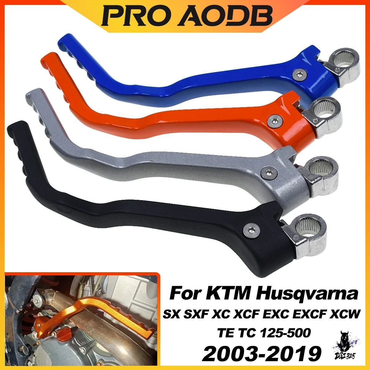 ハスクバーナ/KTM 用 CNC鍛造キックスタートレバーペダル 9,180円
