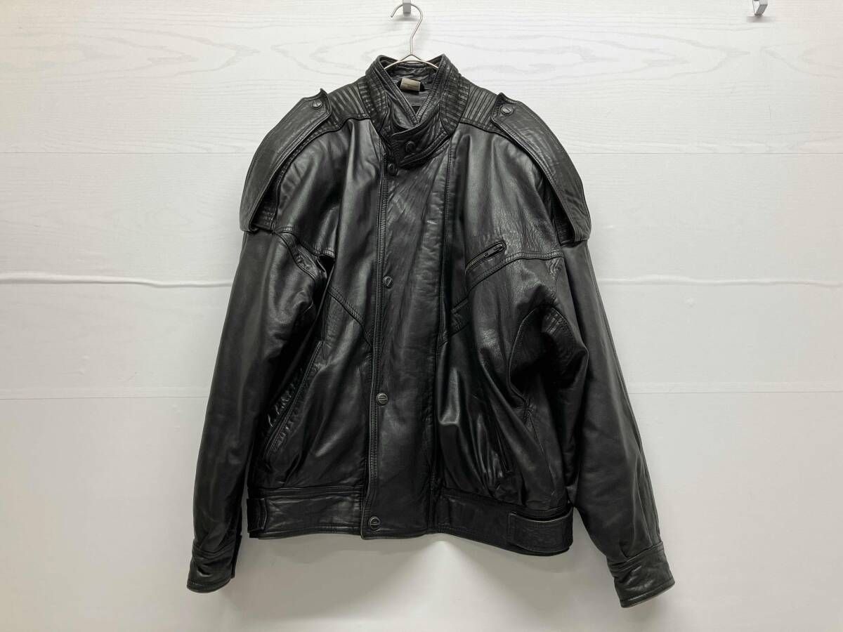 ヴィンテージ MARIA VITTMRIA マリアヴィットリア レザージャケット 42 F ブラック 冬 9,203円