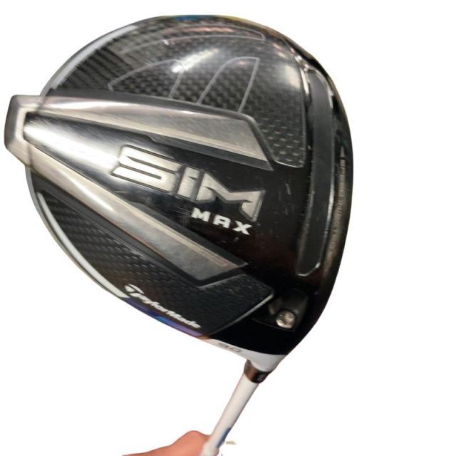 【中古】 テーラーメイド SIM MAX 9° ドライバー DR Tour AD HD-6 (フレックスS) メンズ 男性用 右利き 右用 Cランク ゴルフクラブ