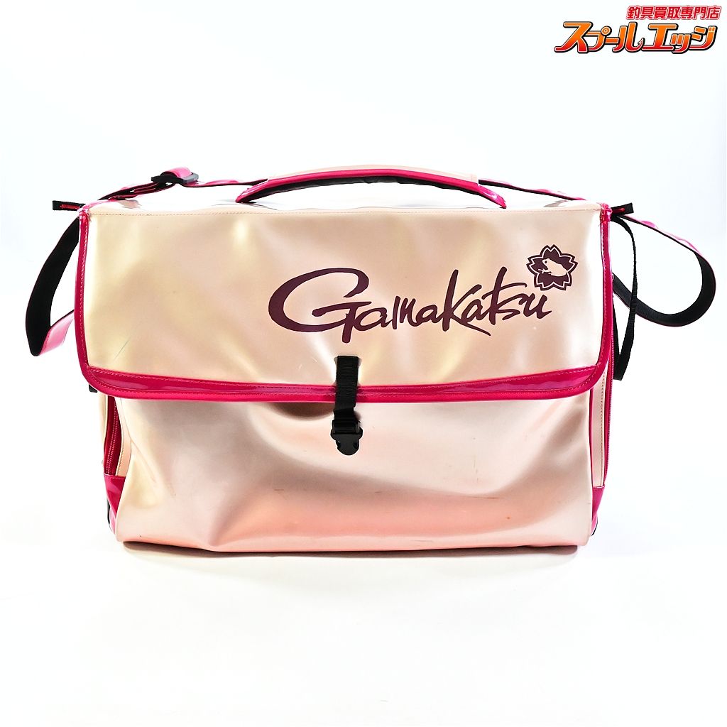 ★☆【がまかつ】 がまへら ライトバッグ3 III GB-302 PVC素材 サクラ GAMAKATSU LIGHT-BAG へらバッグ K_165★☆e09973