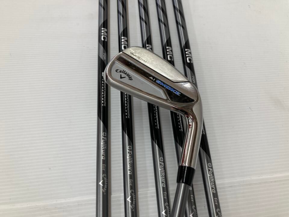 キャロウェイ　PARADYM Ai SMOKE　MC 70 for Callaway　Rフレックス　アイアンセット　中古　ゴルフドゥ！大宮丸ヶ崎店【最短即日発送】