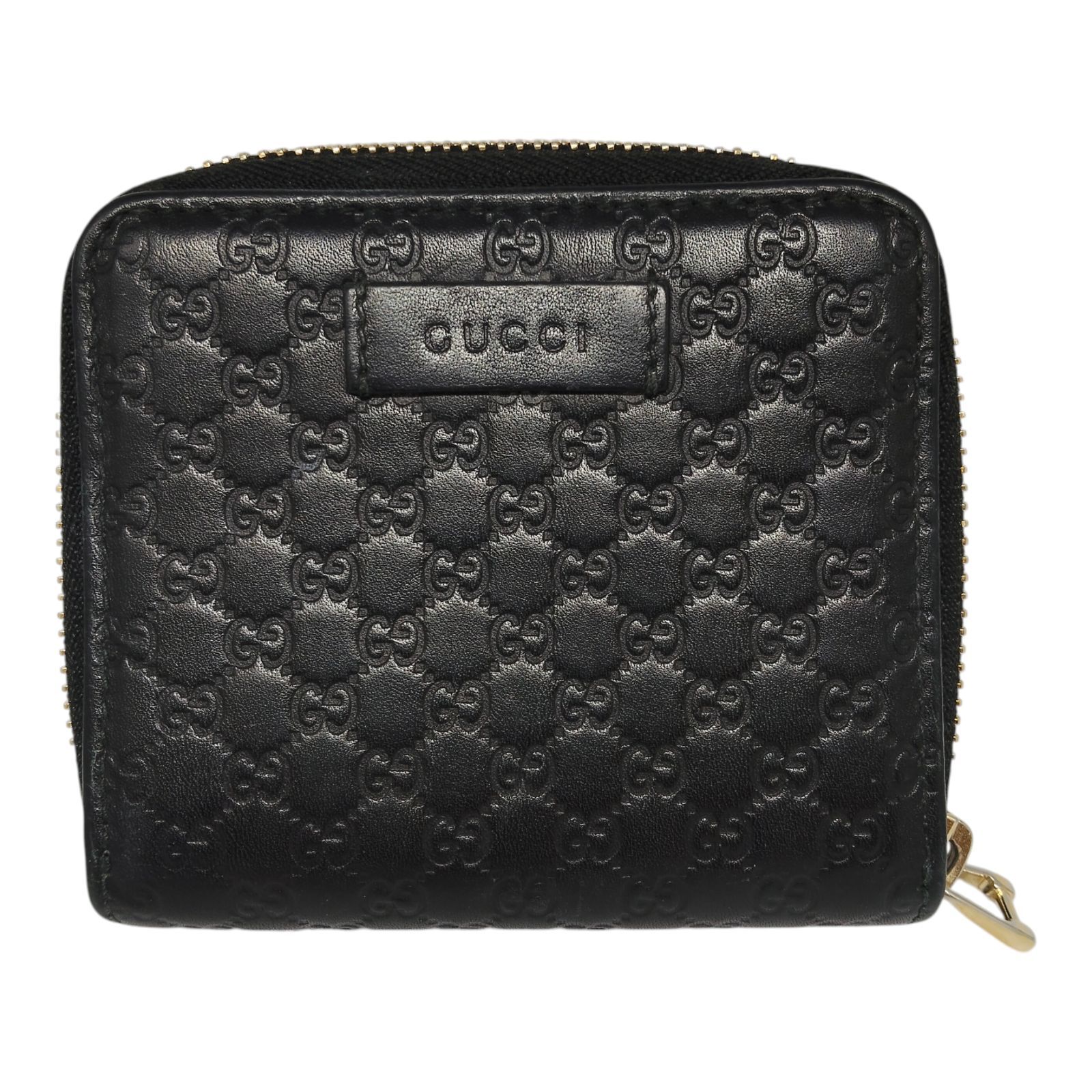 GUCCI グッチ コインケース 財布 ブラック 黒 マイクログッチシマ