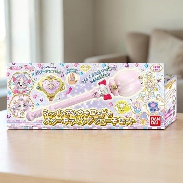 名探偵プリキュア！ シャインアルカナロッド&スターキラリングブローチセット 10,500円