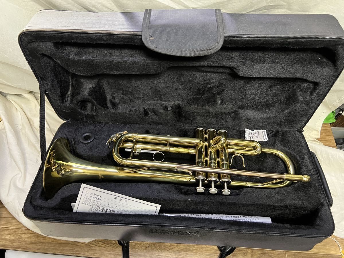 美品・ケース付】Minerva ミネルヴァ トランペット MTR350L Minerva