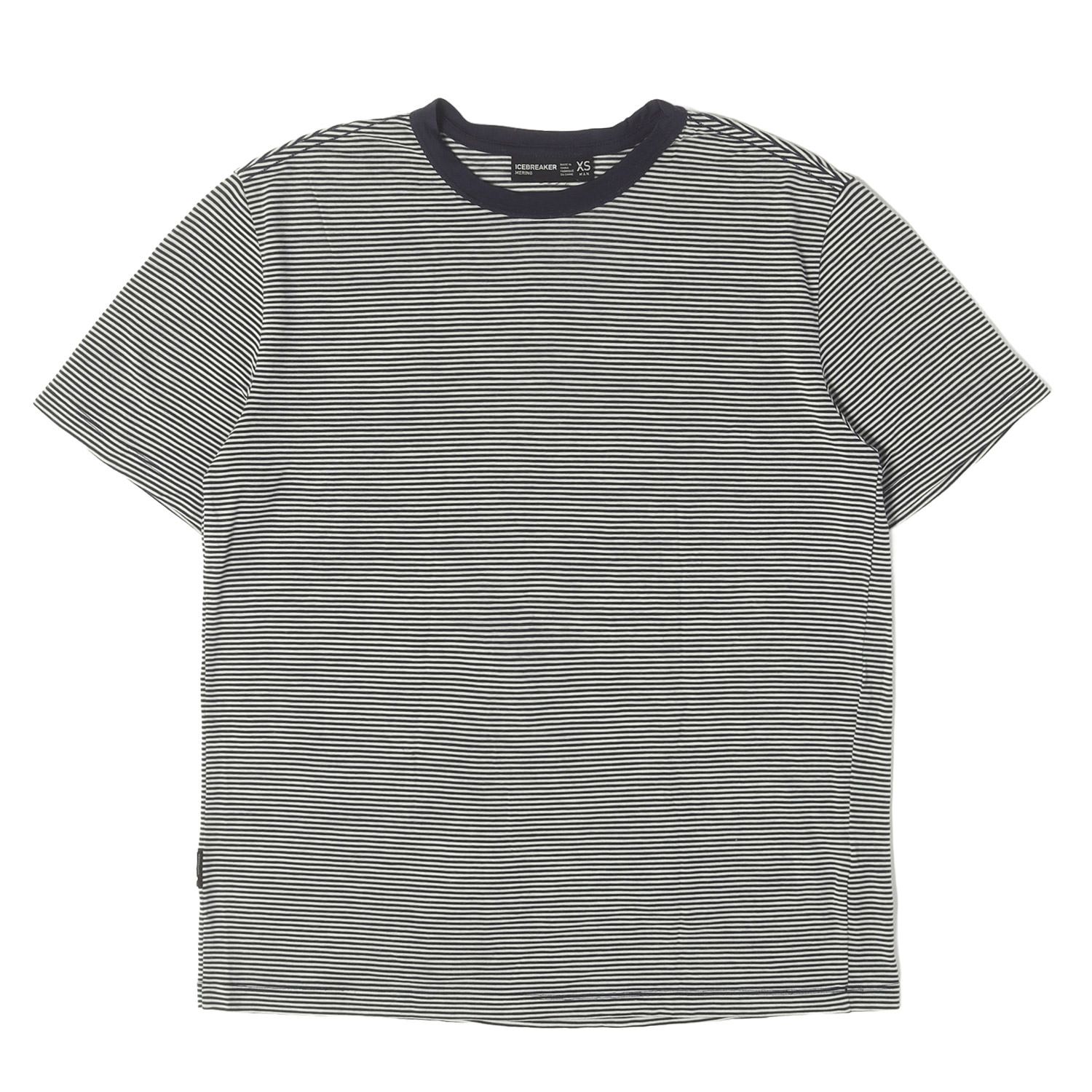 未使用 icebreaker Tシャツ グレー 2XS 美品】icebreaker アイスブレーカー Tシャツ ネイビー ホワイト 紺白