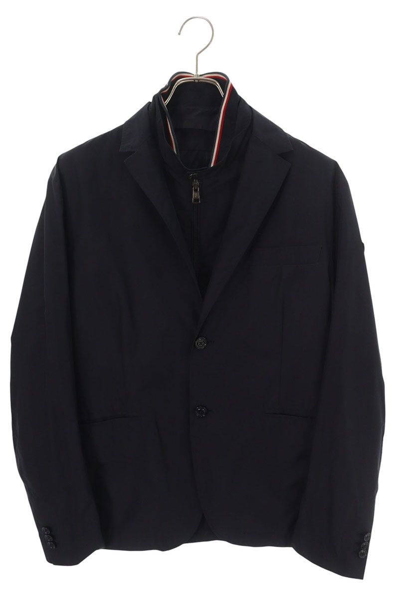 モンクレール 18SS MAYENNE GIACCA 袖レザーワッペンレイヤード2WAYジャケット メンズ 3