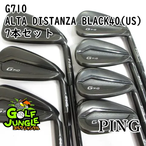 中古】アイアンセット ピン G710 ALTA DISTANZA BLACK40(US) 7本セット