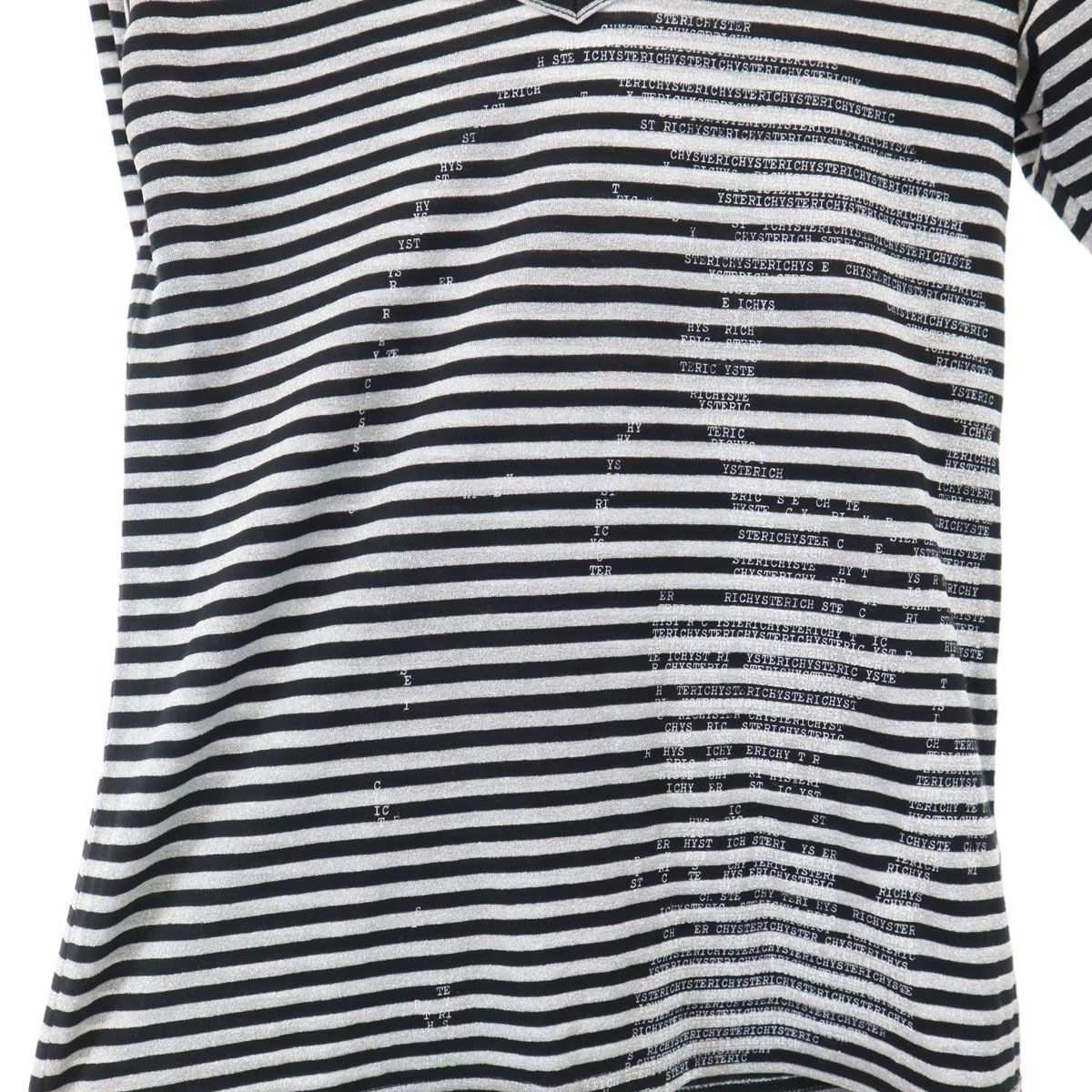 美品 HYSTERIC GLAMOUR ヒステリックグラマー 日本製 ボーダー柄 長袖