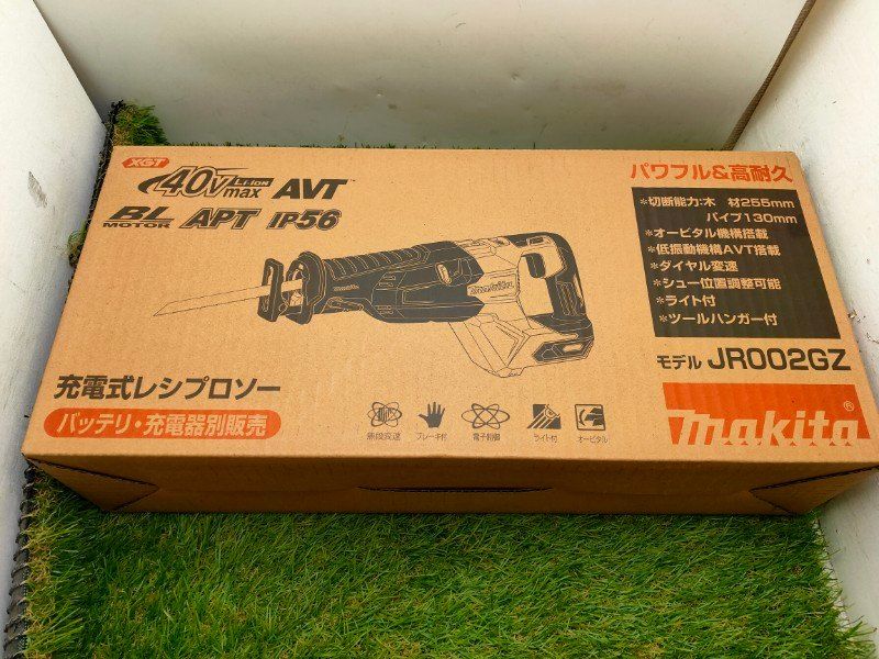 ☆マキタ(Makita) 充電式レシプロソー 40Vmax バッテリ・充電器・ケース別売 JR002GZ　未使用　撮影の為開封済み