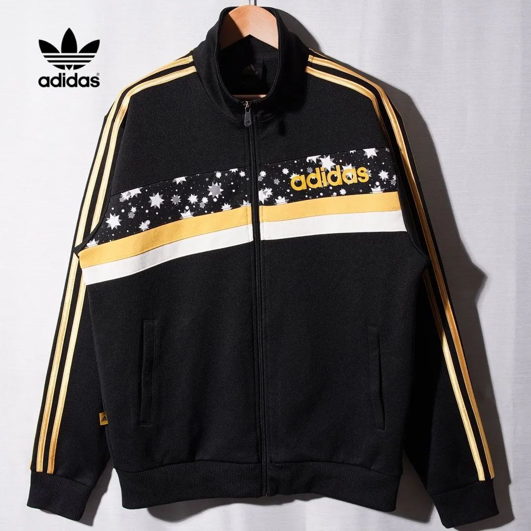 GOLD'S GYM ジャージ　ブラック L アディダス ブラック GOLD トラックジャージ L adidas アディダス