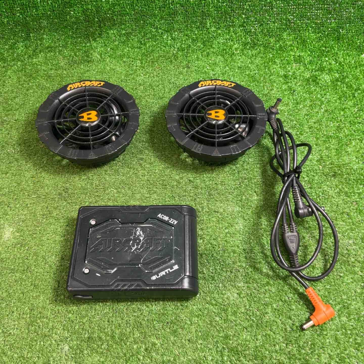 【中古品】 バートル エアークラフト ファンユニットAC08-1 バッテリーAC08 22V セット 【藤沢店】