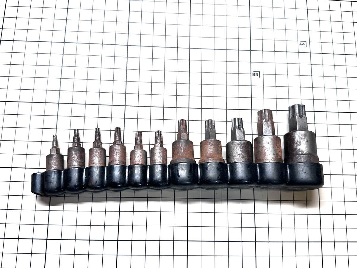MAC tools マック ツールズ トルクス プラス TORX Plus ソケット レンチ 11本セット ホルダー 付き