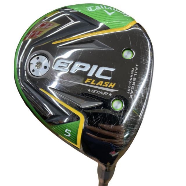 【中古】 キャロウェイ EPIC FLASH STAR 5W フェアウェイウッド FW Speeder EVOLUTION for CW(フェアウェイ) (フレックスSR) メンズ 男性用 右利き 右用 Cランク ゴルフクラブ