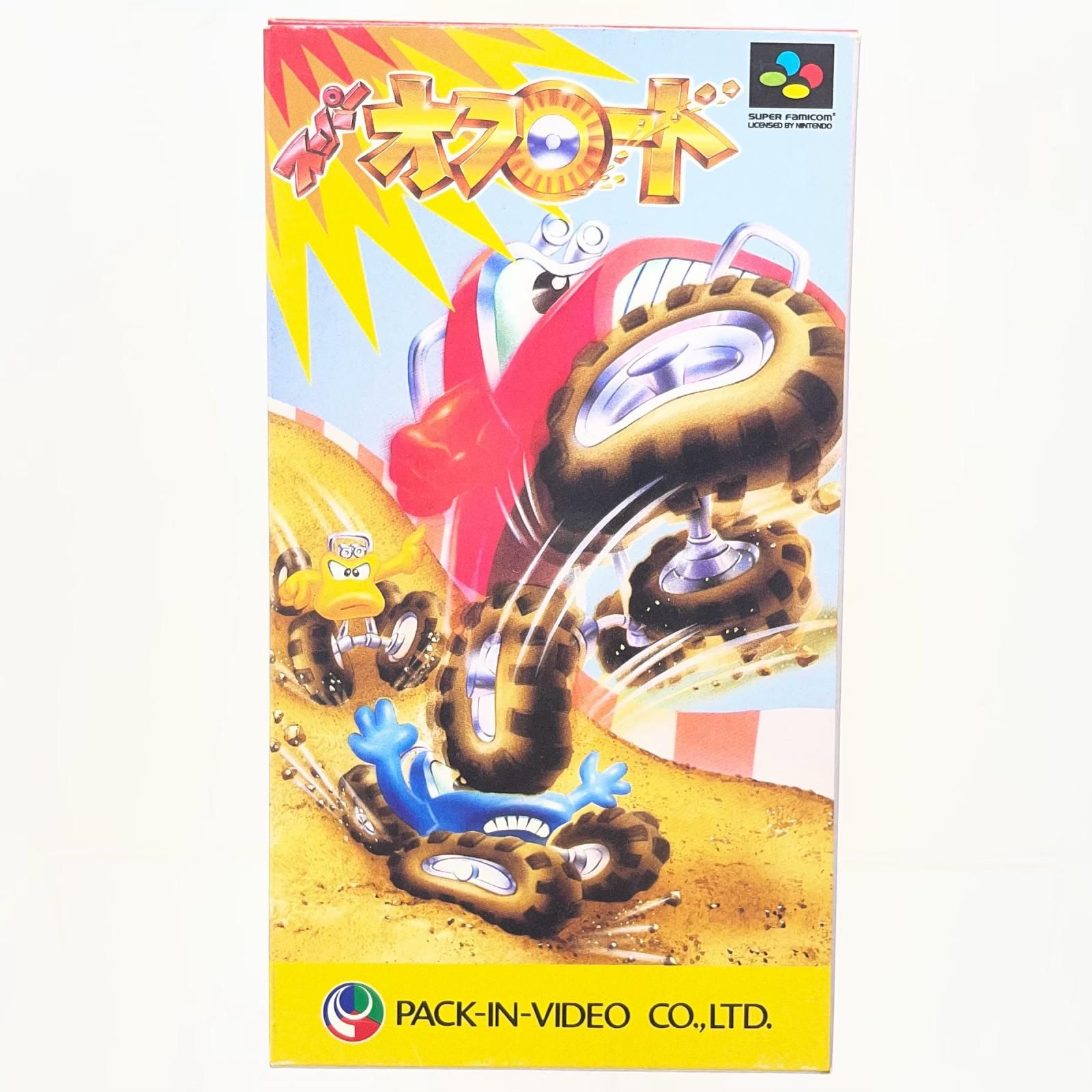【尾張小牧店】SFC スーパーオフロード パック・イン・ビデオ SHVC-FR ハガキあり スーパーファミコン【レトロ】【中古】 15,444円