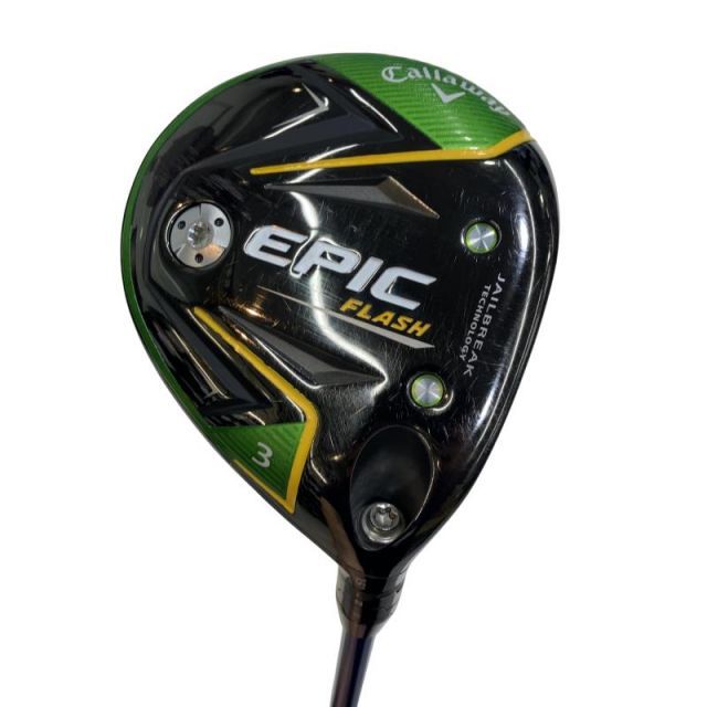 【中古】 キャロウェイ EPIC FLASH 3W USA フェアウェイウッド FW リシャフト (フレックスその他) メンズ 男性用 右利き 右用 Cランク ゴルフクラブ 8,859円