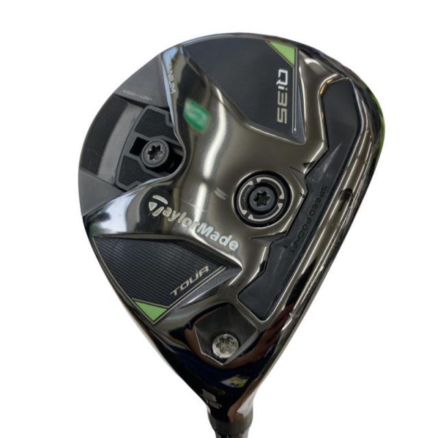 【中古】 テーラーメイド Qi35 TOUR 3W フェアウェイウッド FW 純正特注シャフト (フレックスS) メンズ 男性用 右利き 右用 Cランク ゴルフクラブ