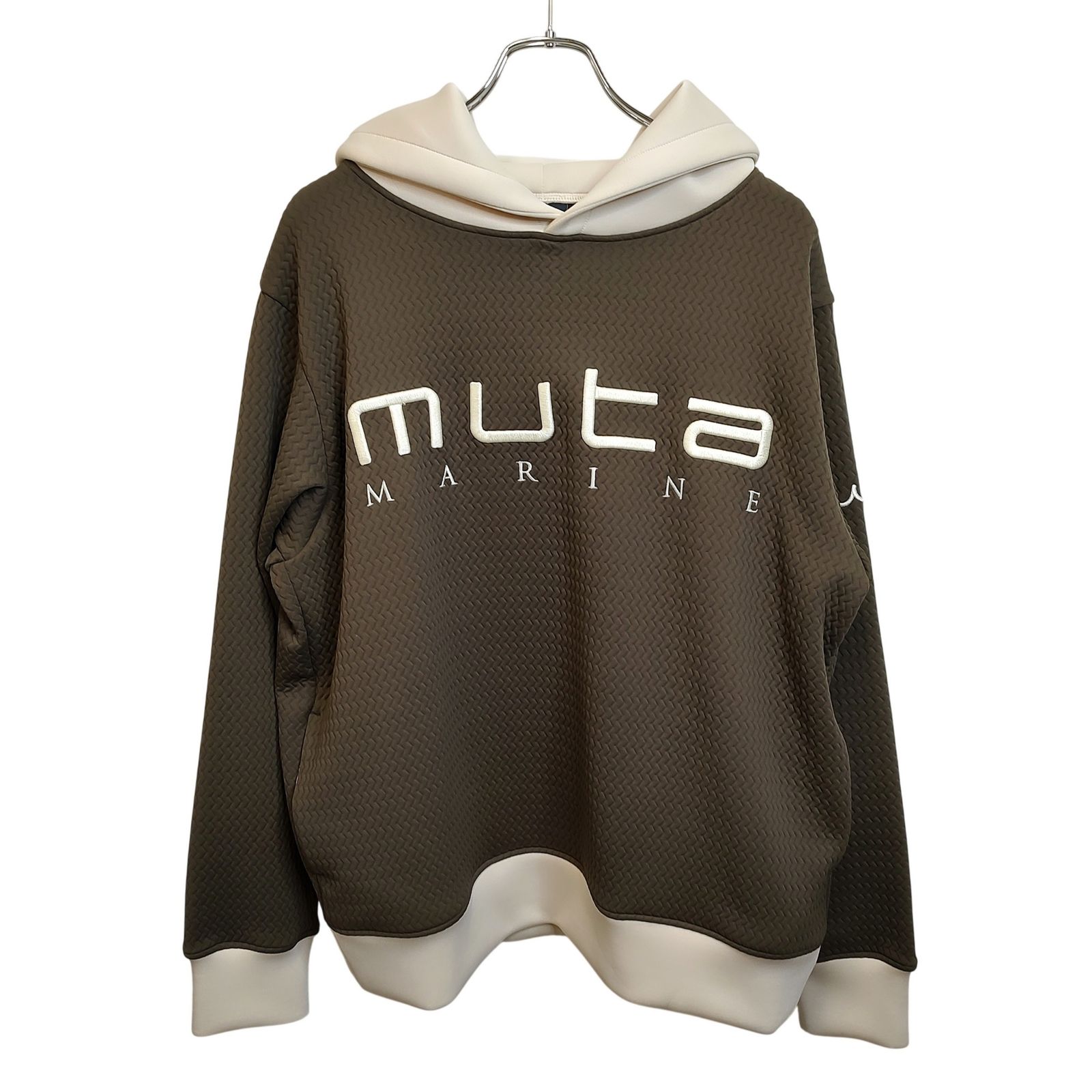 muta MARINE GOLF ムータ マリン ゴルフ 25AW BLISTER JACQUARD HOODIE ブリスタージャガード パーカー MMBG-443654 6 L カーキ メンズ 16,188円