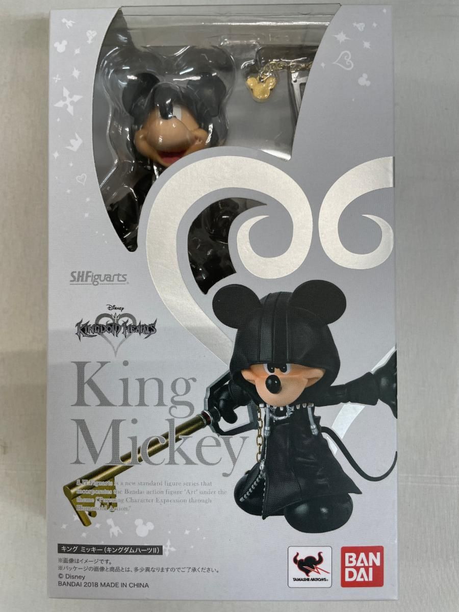 S．H．フィギュアーツ キングダム ハーツ キング ミッキー(KINGDOM HEARTS II) 約80mm ABS&PVC&金属(鎖パーツ)製 塗装済み可動フィギュア