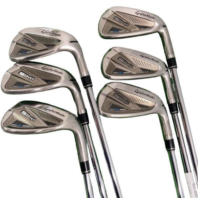 【中古】 テーラーメイド SIM2 MAX 7S アイアンセット IR KBS MAX MT85 JP (フレックスS) メンズ 男性用 右利き 右用 Cランク ゴルフクラブ