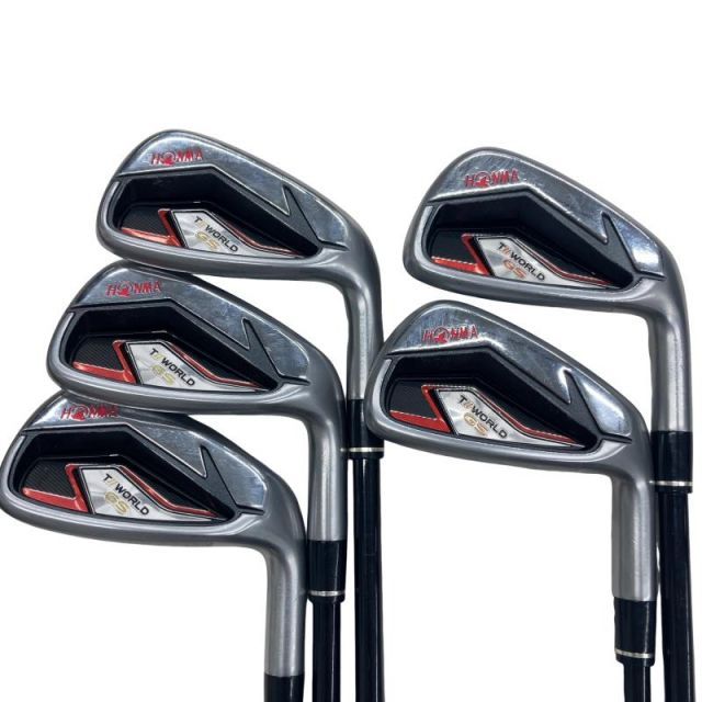 【中古】 本間ゴルフ TOUR WORLD GS 5S アイアンセット IR SPEED TUNED 48(IR) (フレックスR) メンズ 男性用 右利き 右用 Cランク ゴルフクラブ