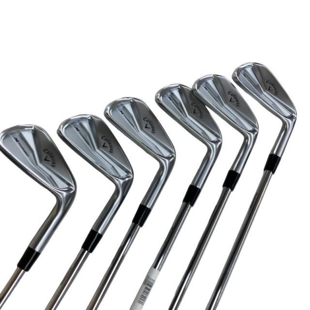【中古】 キャロウェイ X FORGED(2024) 6S アイアンセット IR Dynamic Gold MID 115 (フレックスS) メンズ 男性用 右利き 右用 Bランク ゴルフクラブ