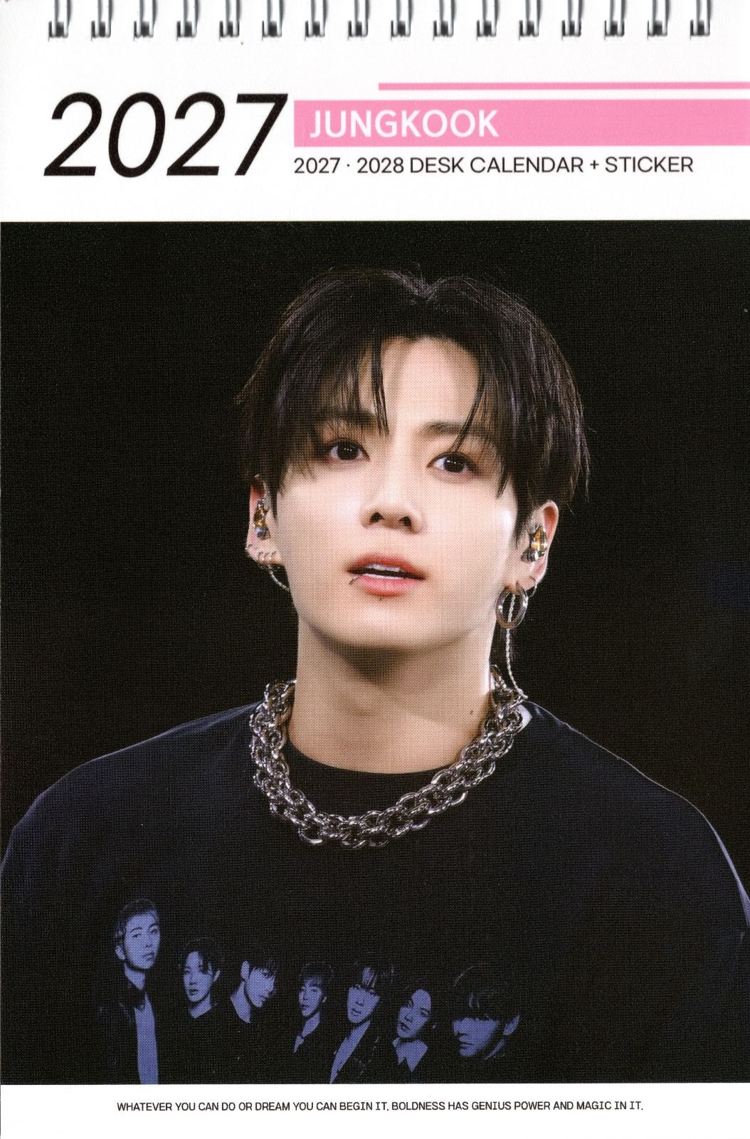 BTS ジョングク グッズ 卓上 カレンダー (写真集 カレンダー) 2027