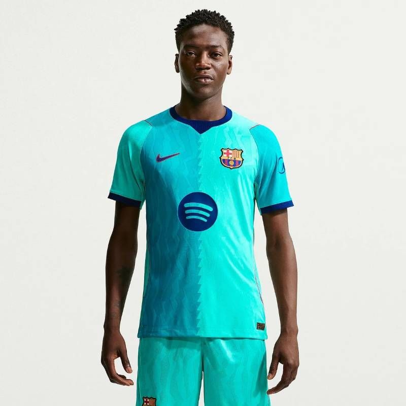 【送料無料・匿名配送】Nike ナイキ FCバルセロナ 26/27 公式 サード シャツ ミント グリーン 赤 青 オーセンティック 新品 正規品
