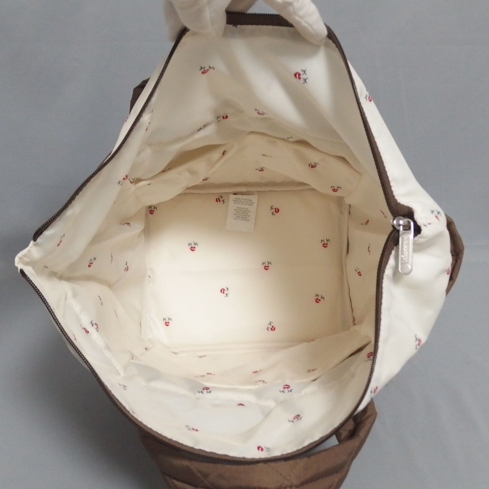 美品☆LeSportsac×Megumi Kanzaki MEDIUM MULTI TOTE トフィーブラウン