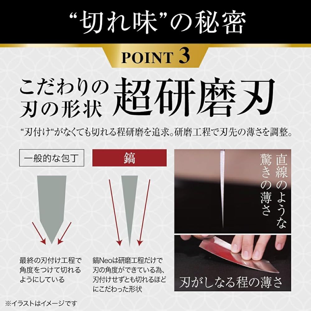 コパ・コーポレーション 牛刀包丁 鎬-Shinogi-Neo 牛刀 180mm 包丁