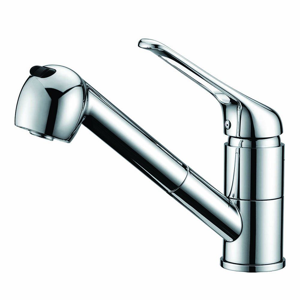 ☆新品☆キッチン蛇口 キッチン混合水栓 キッチン用水栓 台付き 1穴 シングルレバー混合栓 ホース引き出し式 整流 シャワー切り替え可能 f6bf87b8 9,600円