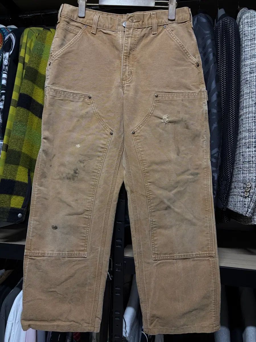 Carhartt カーハート ダブルニー ヴィンテージ パンツ (ベージュ) 31
