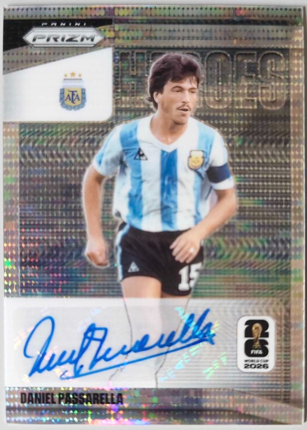 【9/8まで出品】Daniel Passarella ダニエル・パサレラ Panini Prizm FIFA World Cup National Heroes 2026 Silver Hyper Auto サイン 直筆 Argentina 5,920円
