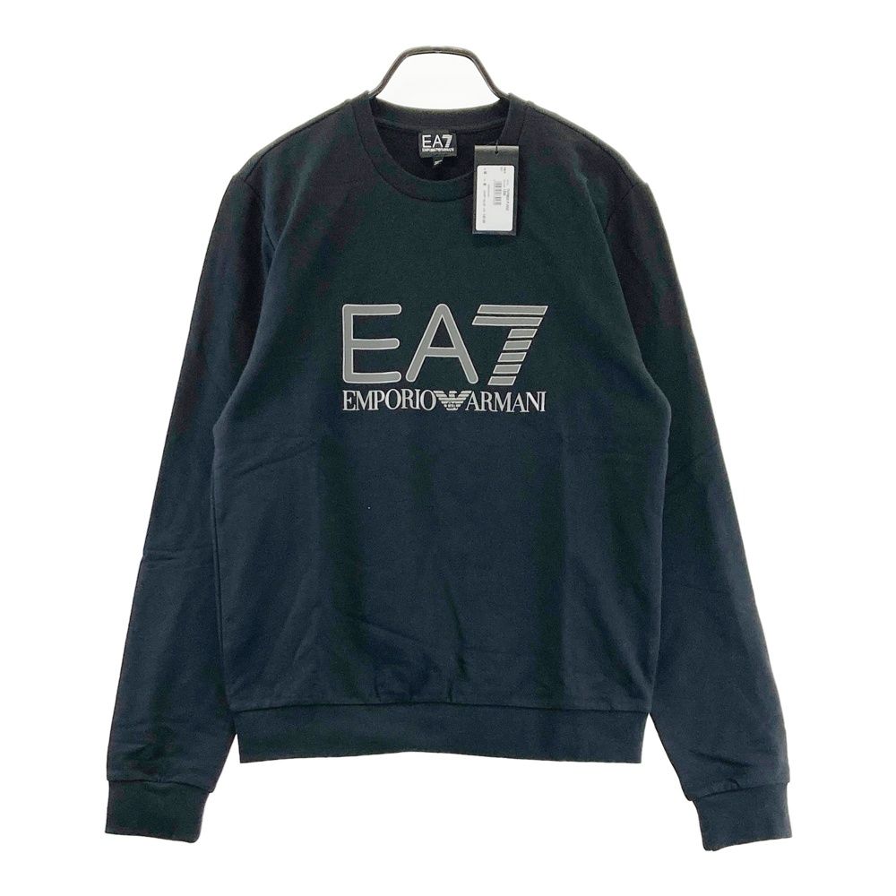 サイズ：M EMPORIO ARMANI エンポリオ アルマーニ スウェット トレーナー ブラック系 [240101765142] ゴルフウェア メンズ ストスト