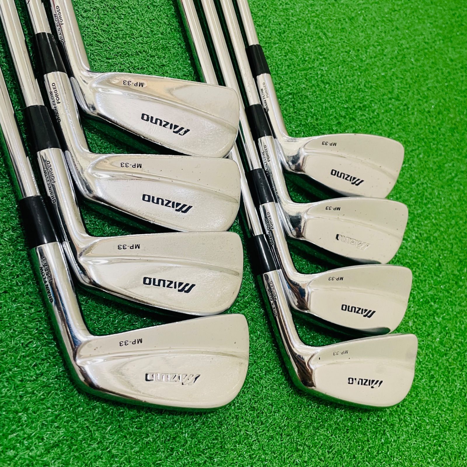 580 MIZUNO MP-33 ミズノ アイアン8本セット 3.4.5.6.7.8.9.P Dynamic Gold ダイナミックゴールド S200 メンズ 右利き 送料無料 匿名配送