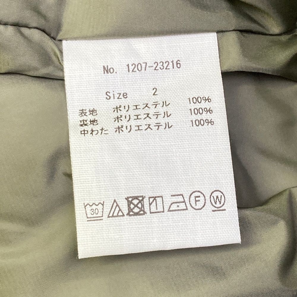 サイズ：2 CPG GOLF シーピージーゴルフ 中綿 ノースリーブワンピース