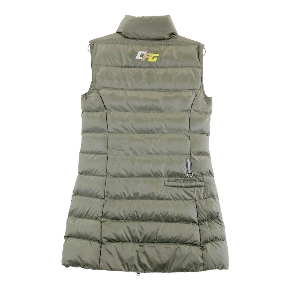 CPG GOLF ノースリーブワンピース 総柄 サイズ2 サイズ：2 CPG GOLF シーピージーゴルフ 中綿 ノースリーブワンピース