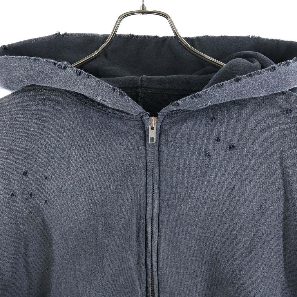 Maison Margiela (メゾンマルジェラ) 24AW Destroyed Zip-Up Hoodie