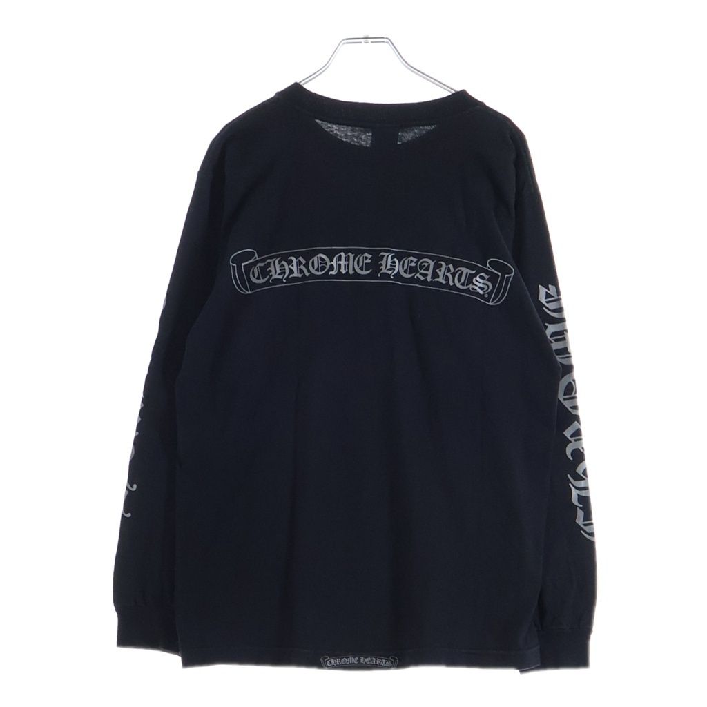 CHROME HEARTS (クロムハーツ) OLD CH SCROLL LOGO L/S TEE スクロール
